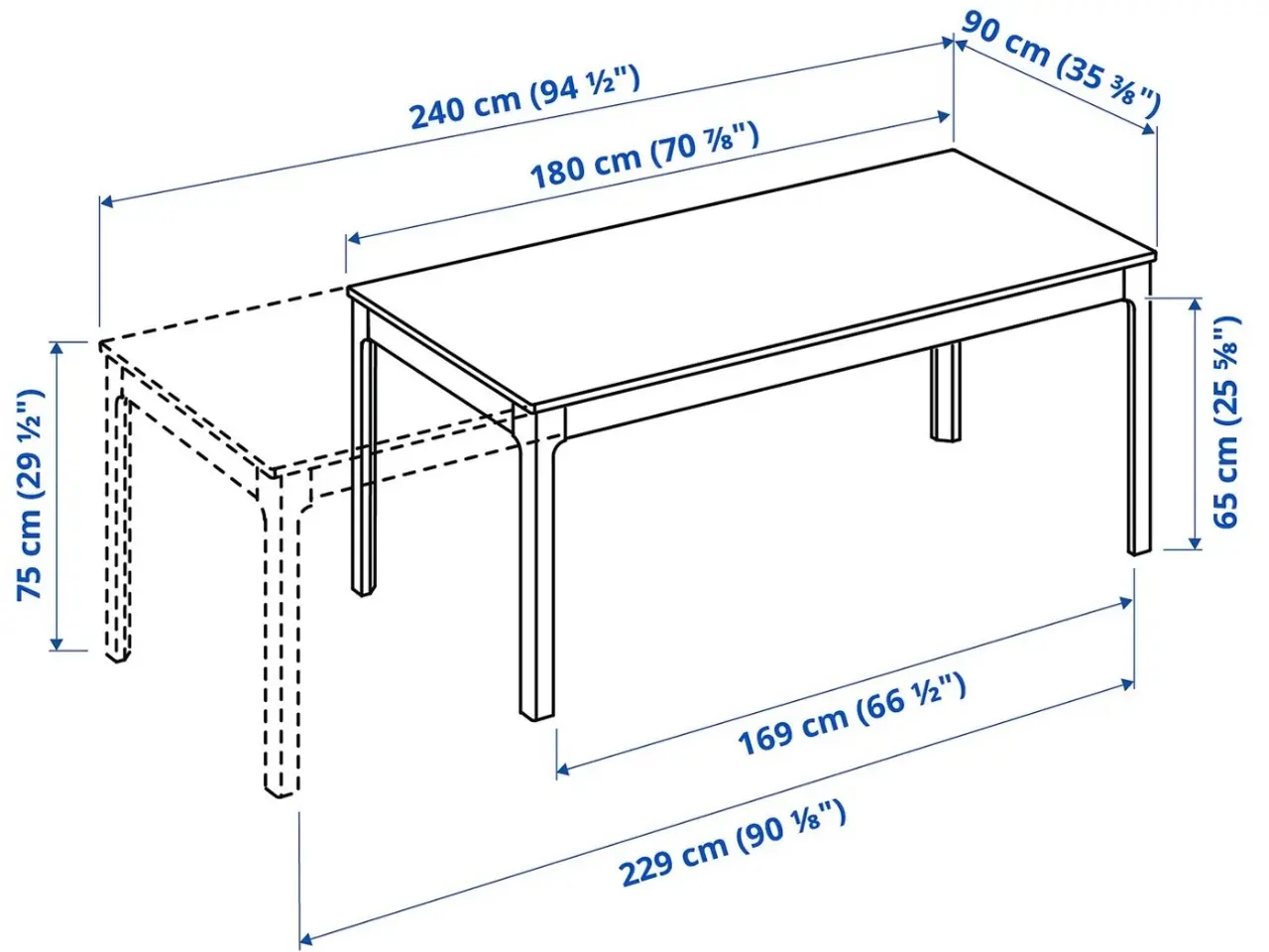 Billede 3 - IKEA Ekedalen ege spisebord