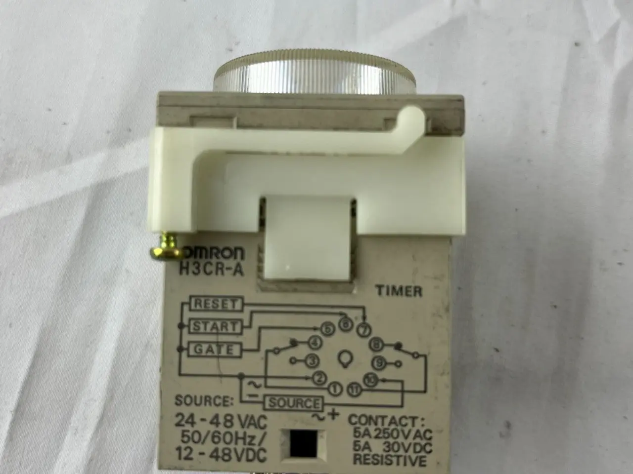 Billede 7 - Omron H3CR-A Timer relæ 24-48VAC/12-48VDC 0-3min