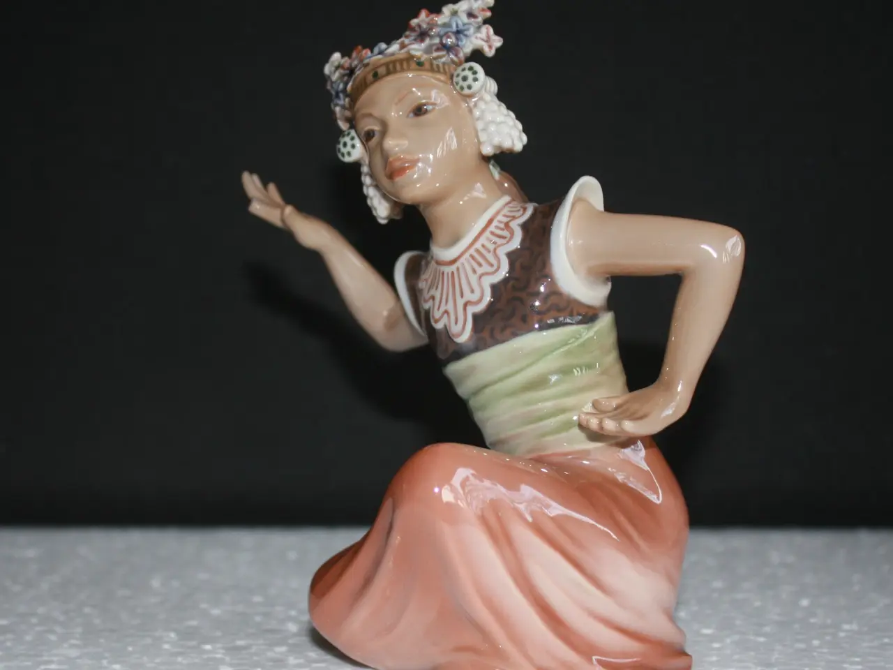 Billede 3 - Dahl Jensen. Orientalsk figur Monuia