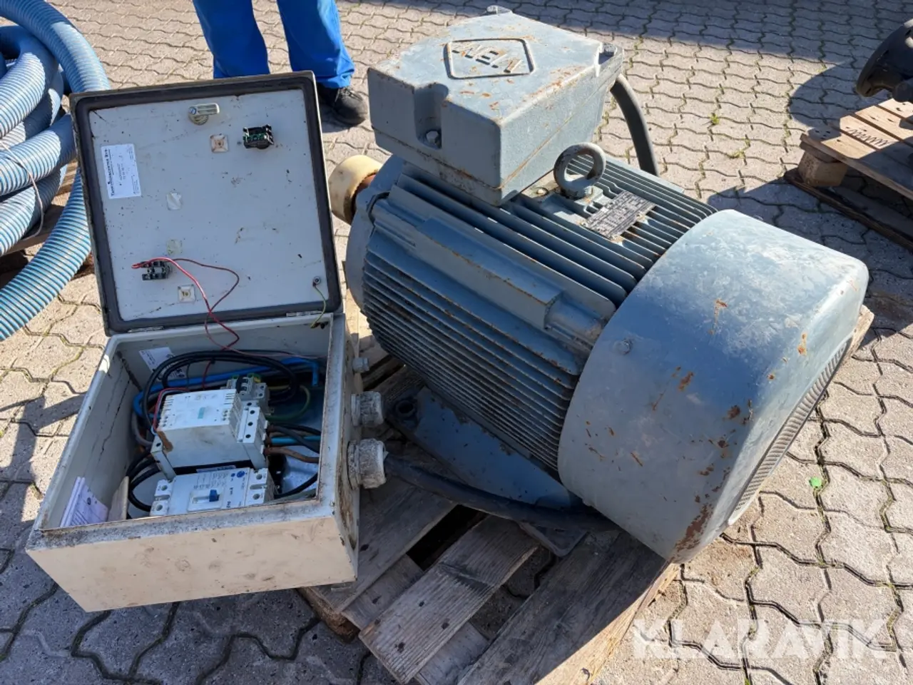 Billede 7 - Elmotor Vem K21R 250M 2 HW med styring.