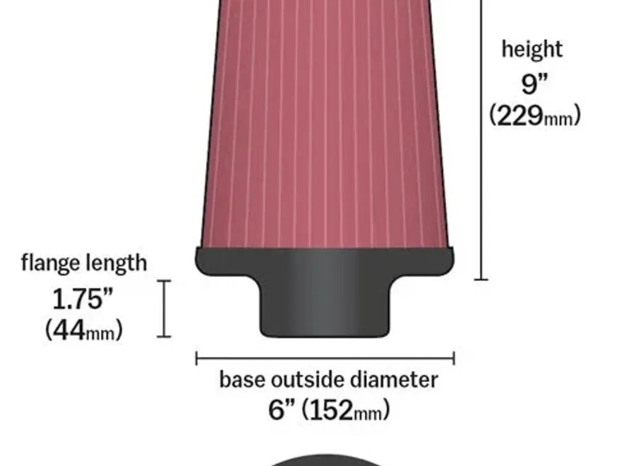 Billede 2 - K&N 4” Luftfilter