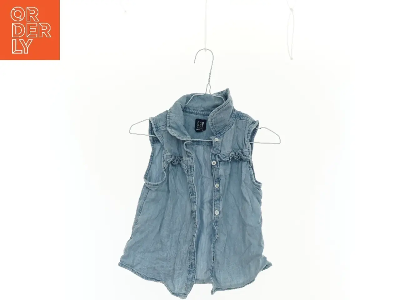 Billede 1 - Denim skjorte uden ærmer fra Gap (str. 116 cm)