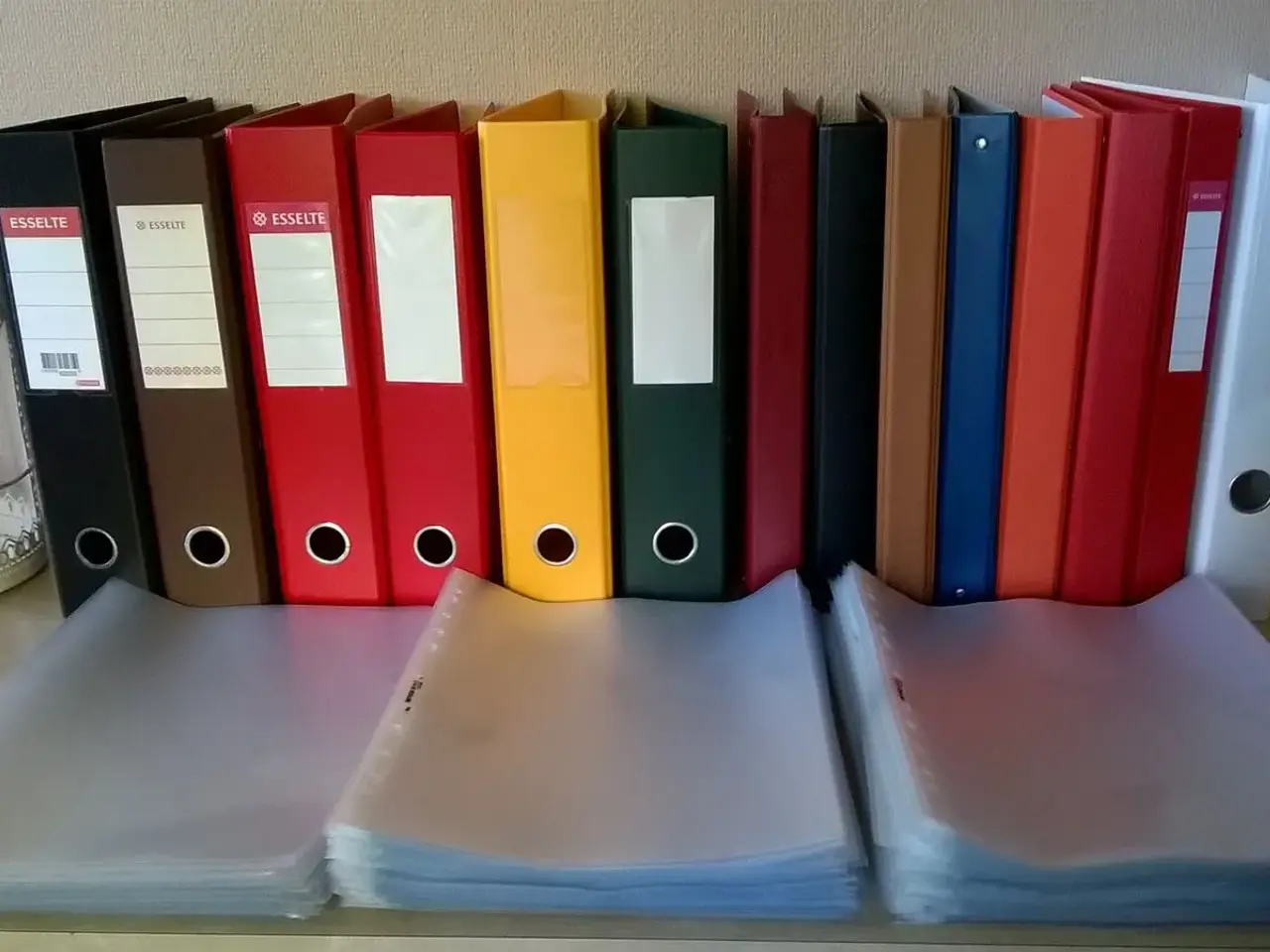 Billede 1 - Ringbind / brevordnere og plastiklommer