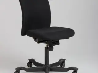 HÅG H04 4100 Kontorstol – Sort/Mat Sort Stel 200 mm