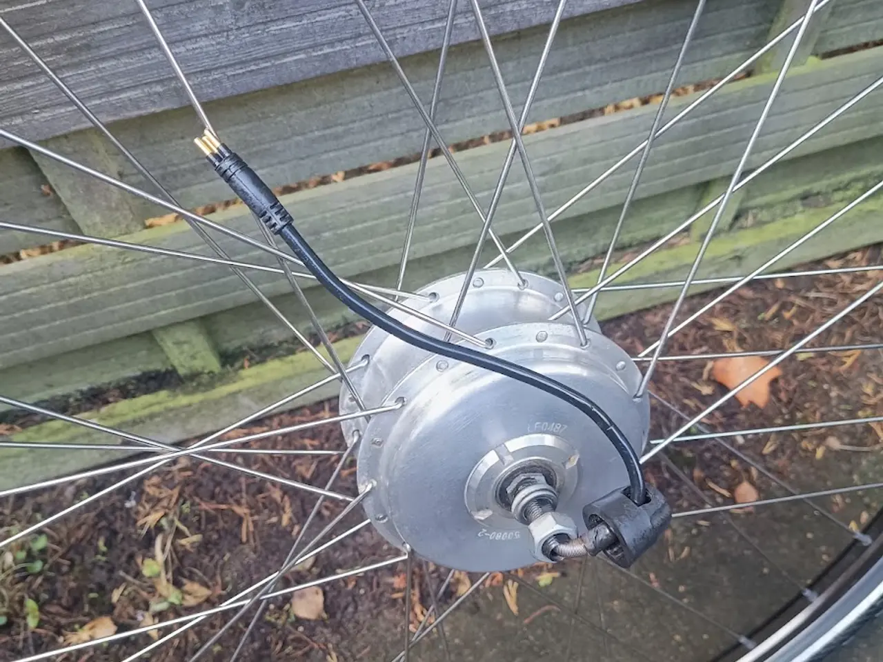 Billede 2 - Elcykel forhjul med motor