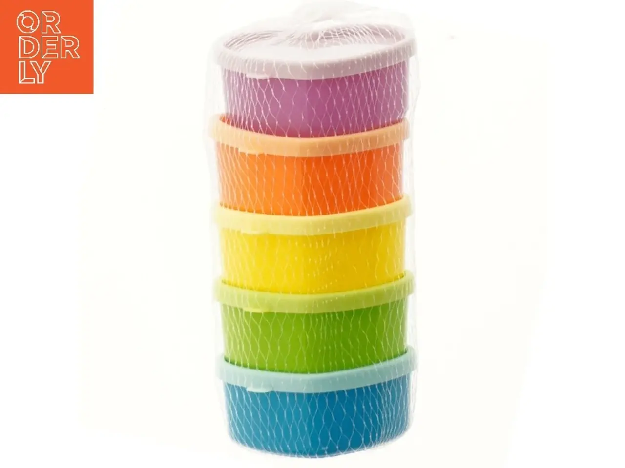 Billede 1 - Farverige plastbøtter (str. Ø ca 7,5 cm)