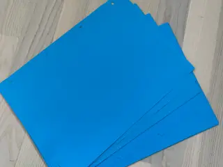 Blåt A4 papir 