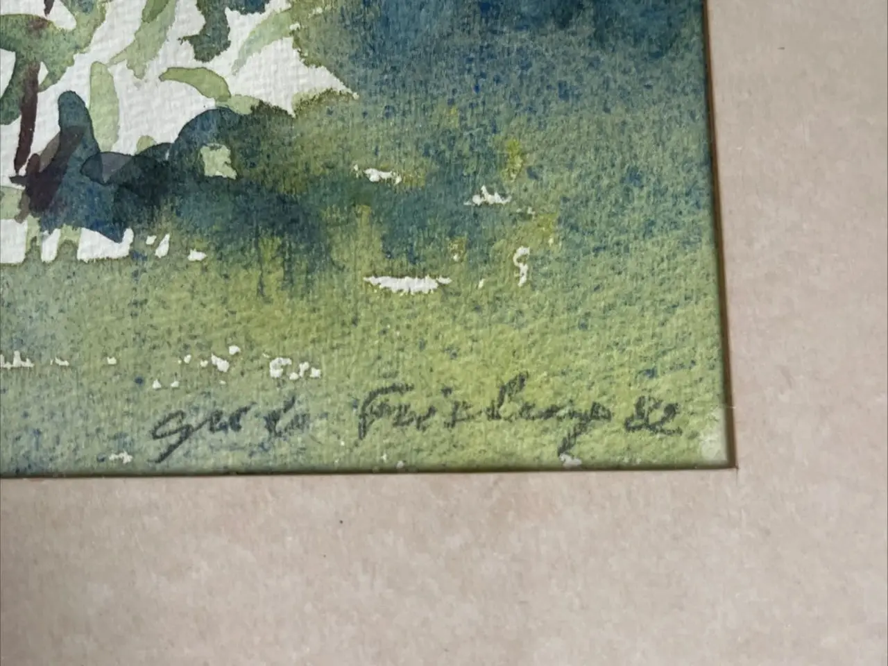 Billede 3 - Grete Fristrup, 82. Akvarel