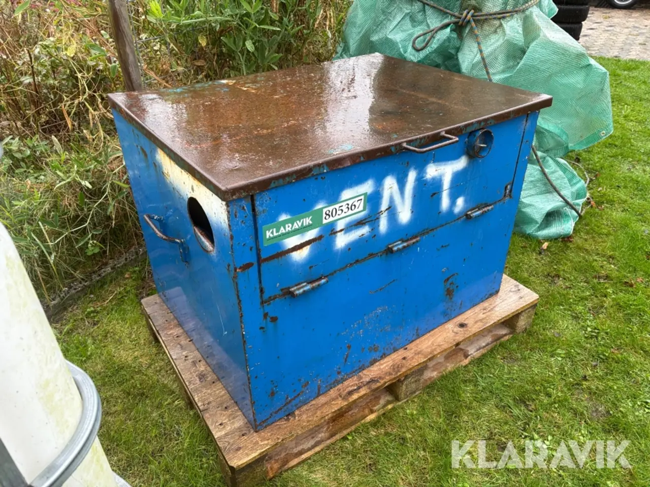 Billede 3 - Materialekasse i stål - med lås