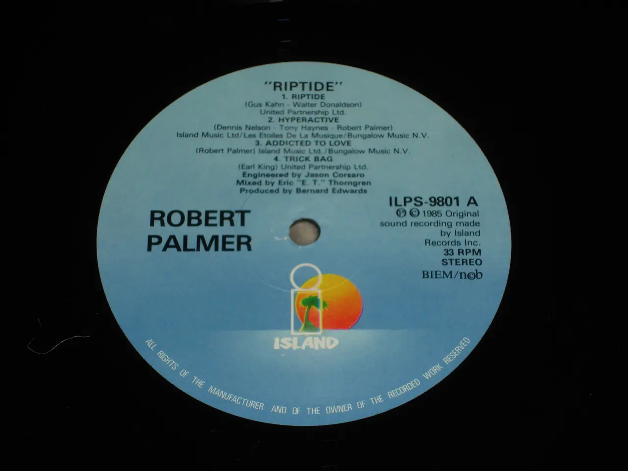 Billede 4 - (Sender gerne) Robert Palmer – Riptide