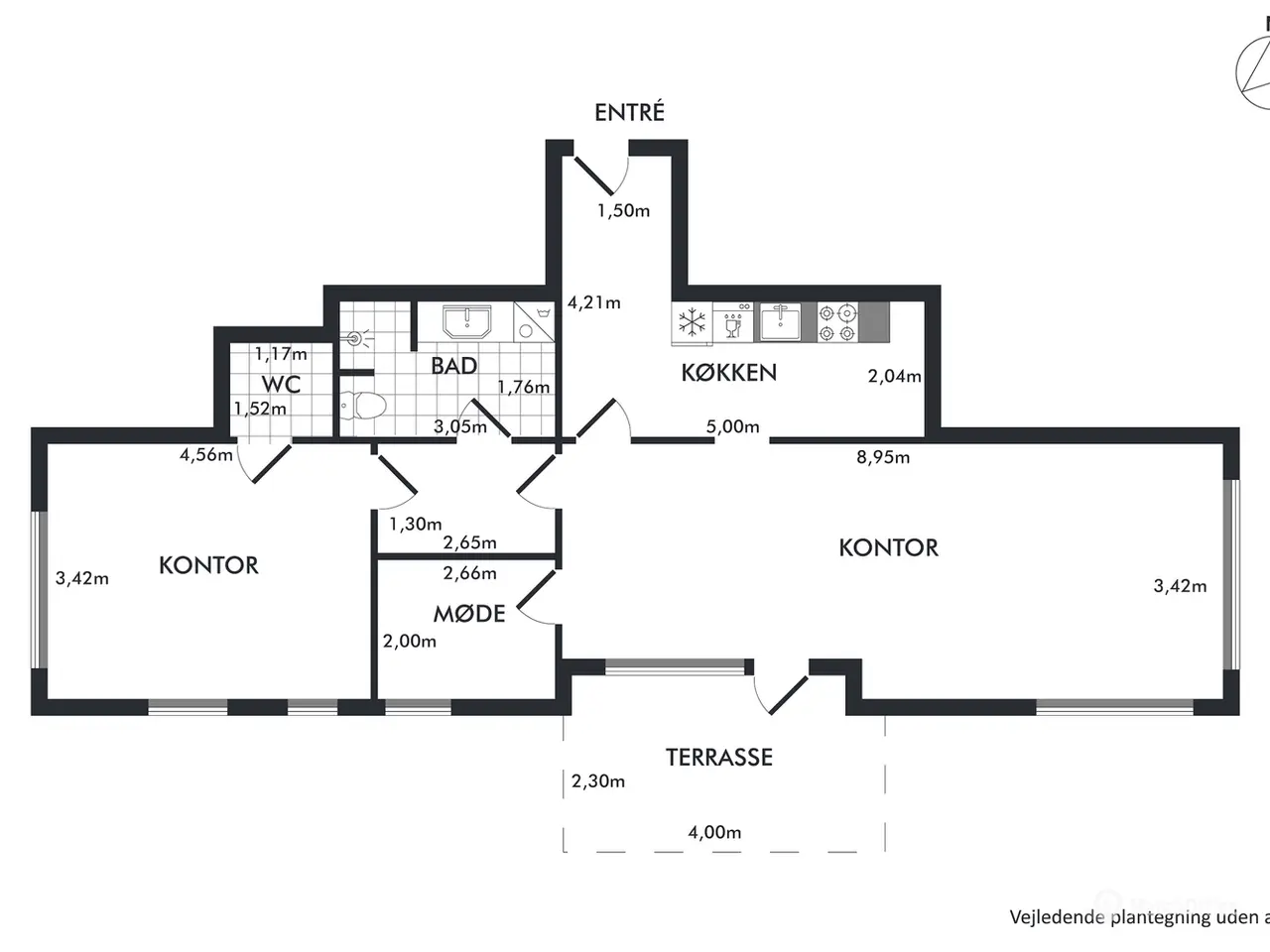 Billede 10 - 106 m² kontor/klinik i moderne højhusejendom