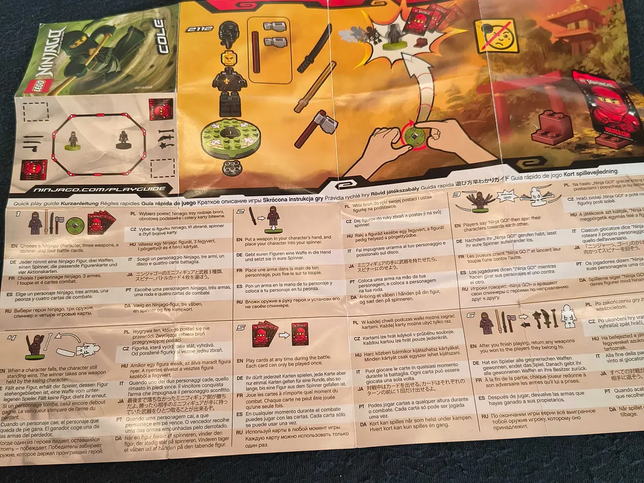 Billede 7 - LEGO Ninjago - Cole Spinner Sæt (2263)
