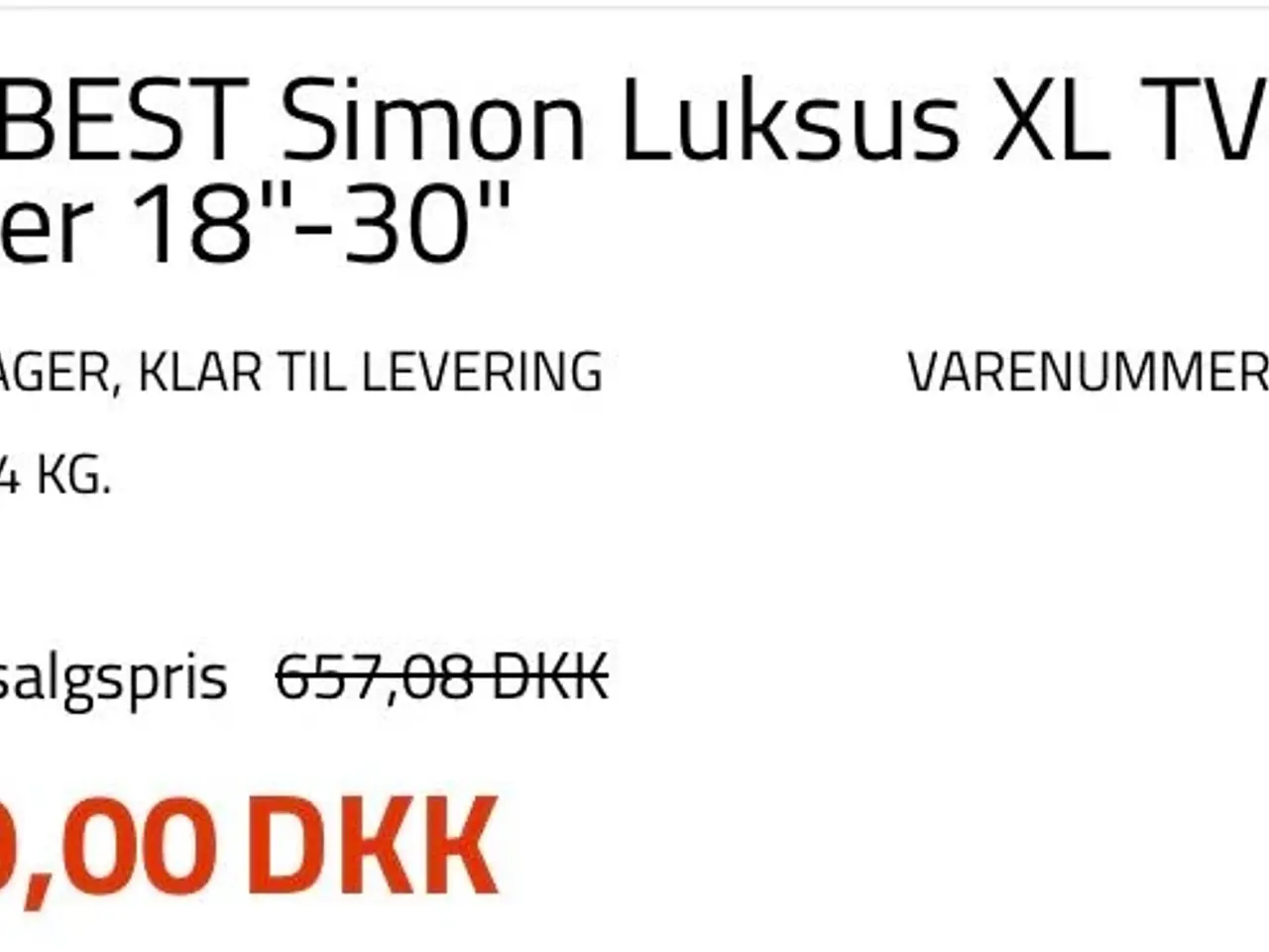 Billede 6 - TV beslag