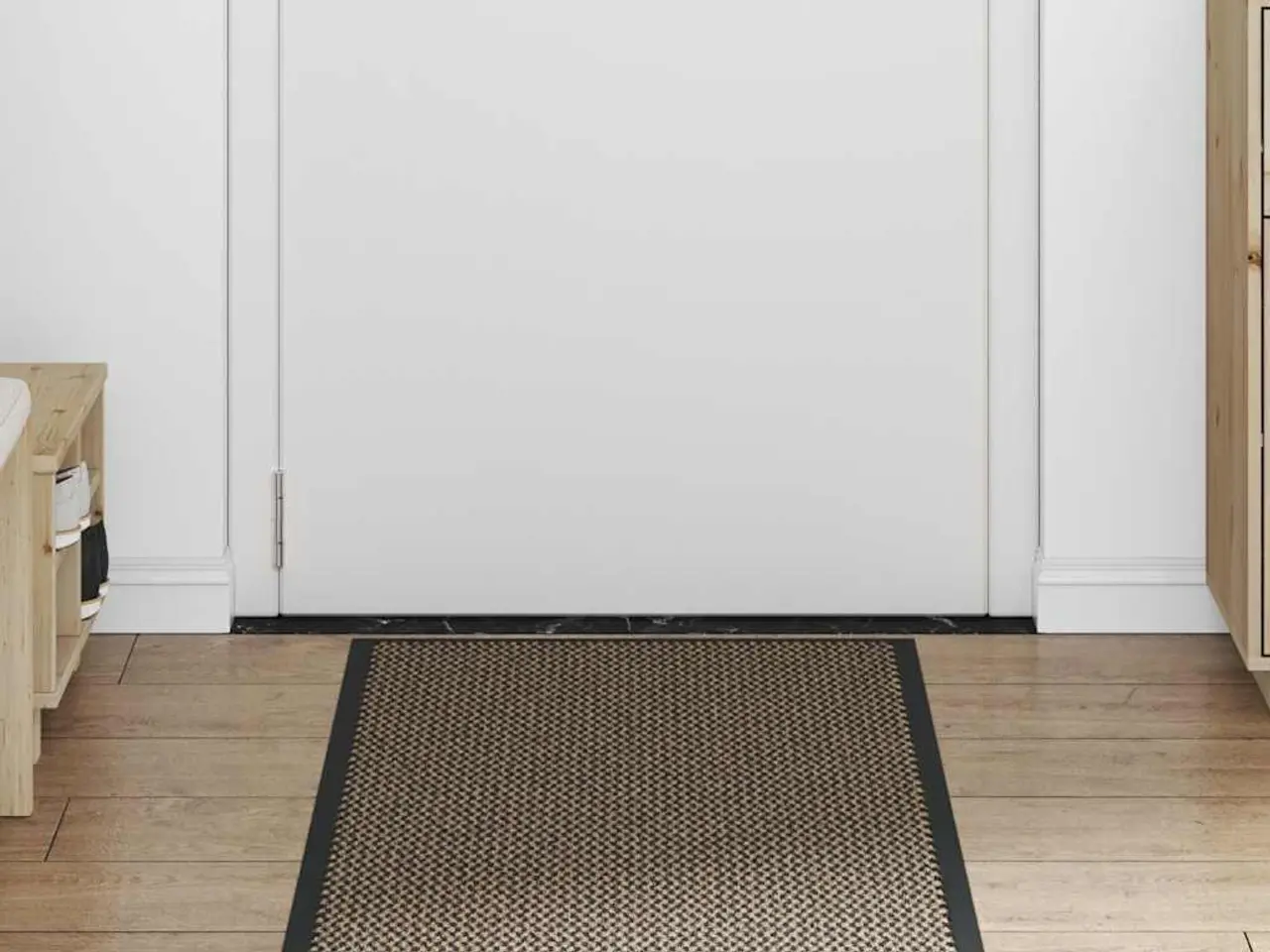 Billede 3 - Dørmåtte brun 60 x 180 cm
