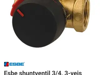 Shunt ventil 3/4