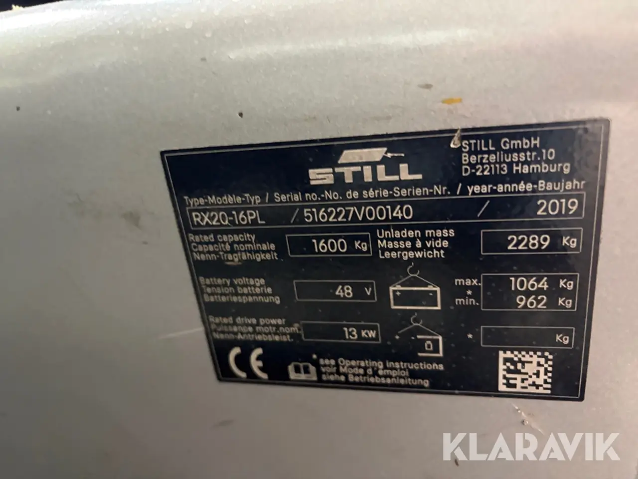 Billede 5 - Eltruck Still RX20-16PL