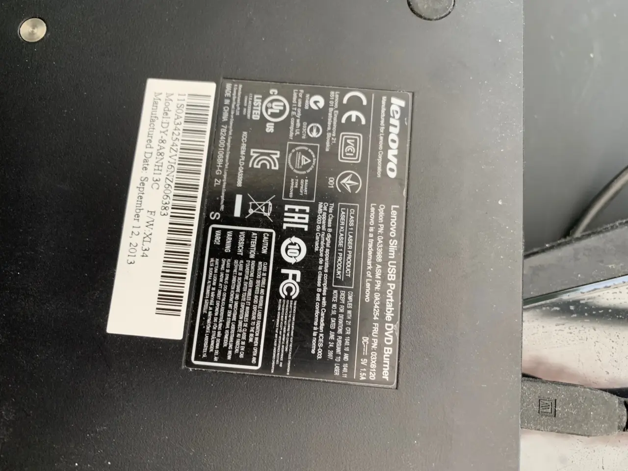 Billede 5 - DVD drev / Burner Lenovo 2 stk.