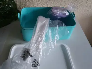 Tupperware madkasse m/håndtag bæger