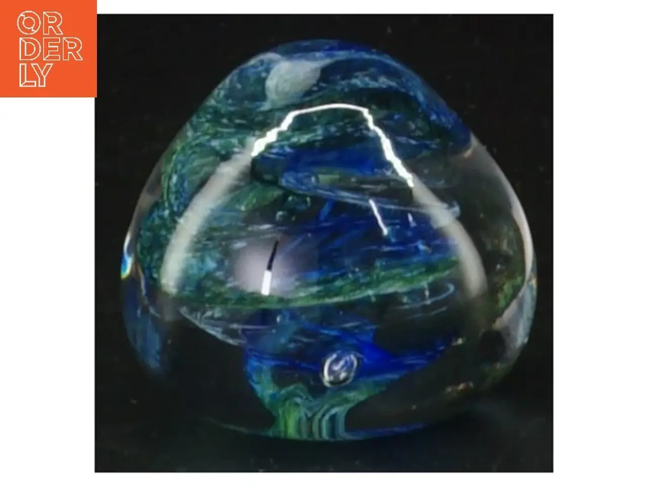 Billede 1 - Bornholsk glaskunst (str. 4 cm)