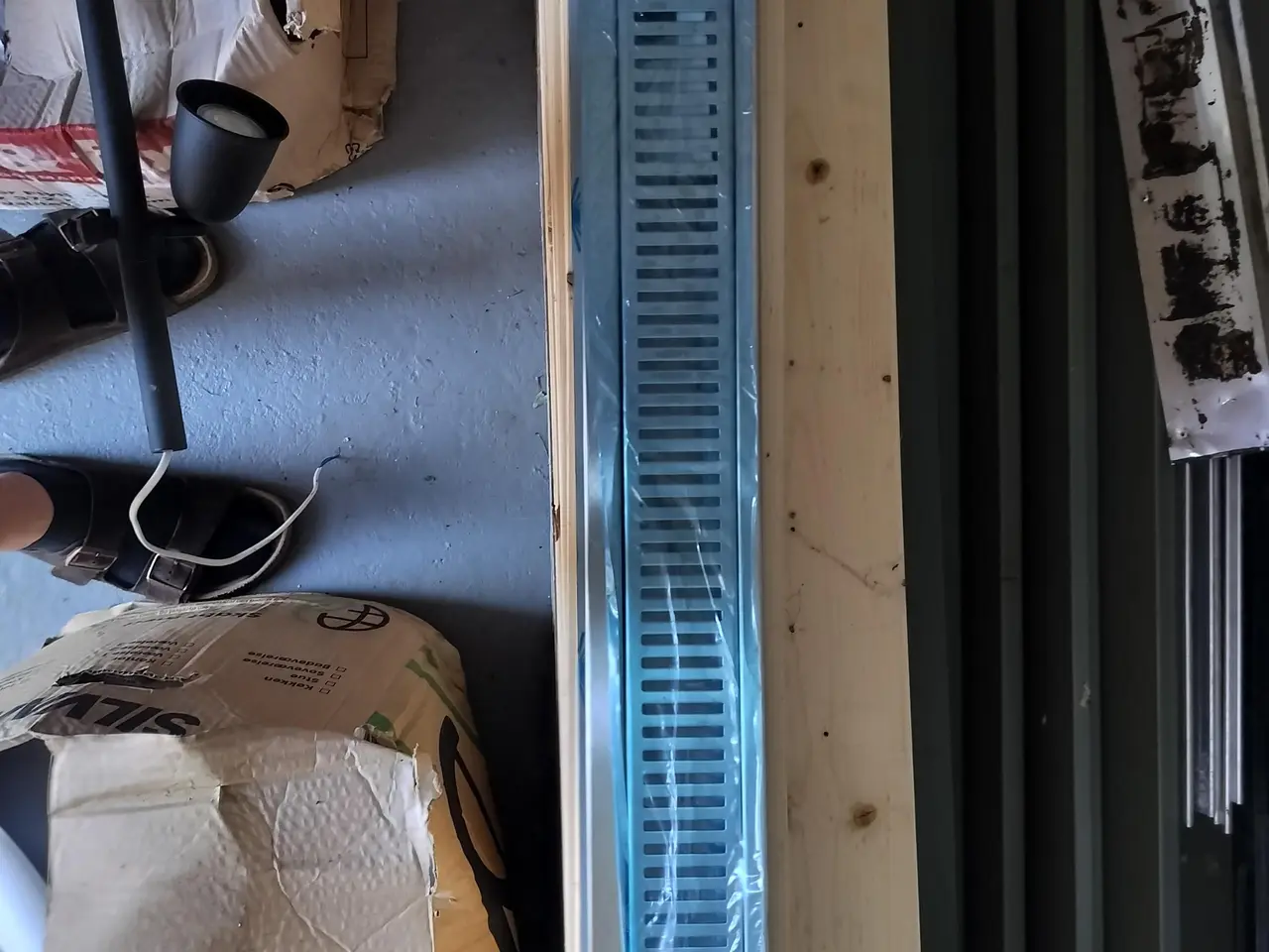 Billede 1 - Purus Line Rib rist og ramme 900mm sælges