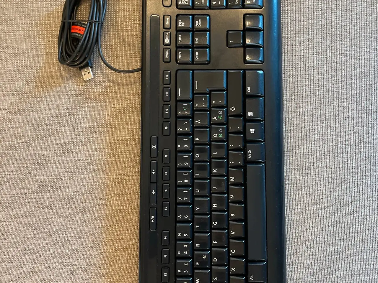 Billede 1 - Microsoft Wired Keyboard 600 - tastatur