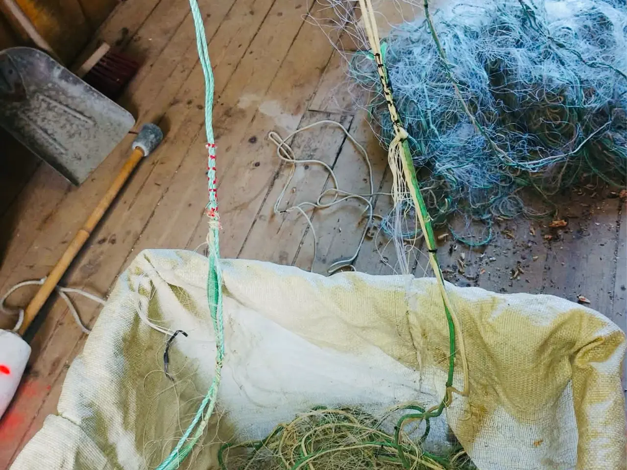 Billede 2 - Snehvide rødspættegarn 4800 kn.