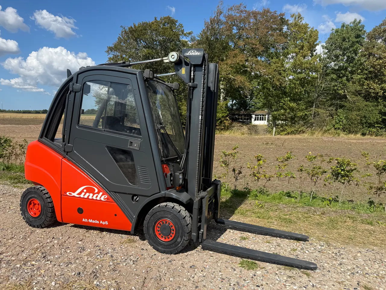 Billede 1 - LINDE H25D GAFFELTRUCK, SIDESKIFT, GAFFELFLYT✅