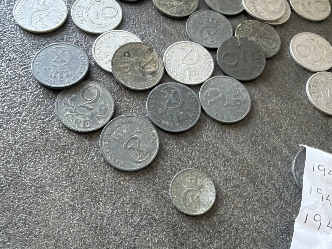 Billede 5 - En 1 øre og 2 øre