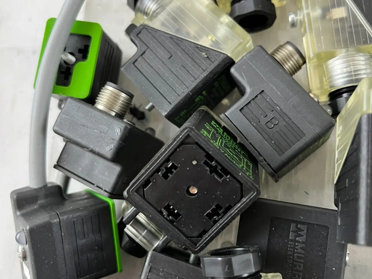 Billede 6 - Murr Elektronik ventil stik Plug DIN 43650 blandet