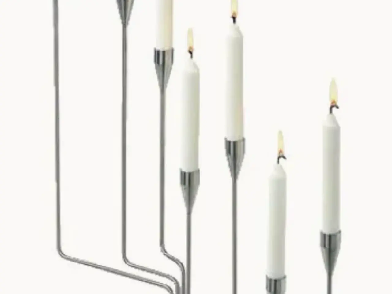 Billede 1 - Piet Hein Karlsvognen lysestage – dansk design
