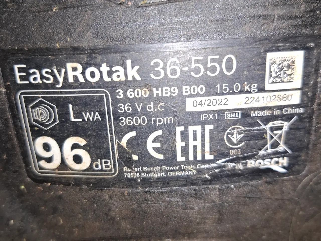 Billede 3 - Bosch Akku Plæneklipper Sælges billigt 