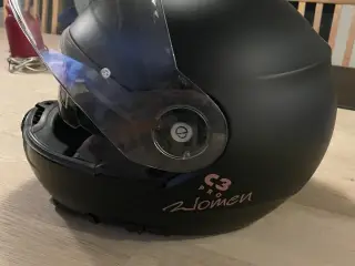 Schuberth c3 xs sort vomen m/ Interphone til 2