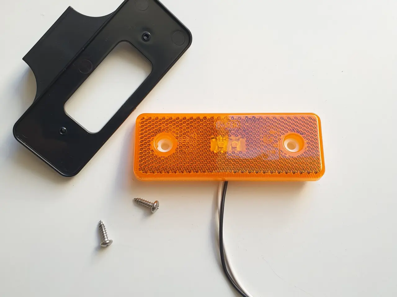 Billede 8 - 10 x Godkendt Markeringslys med 2 LED og REFLEKS 