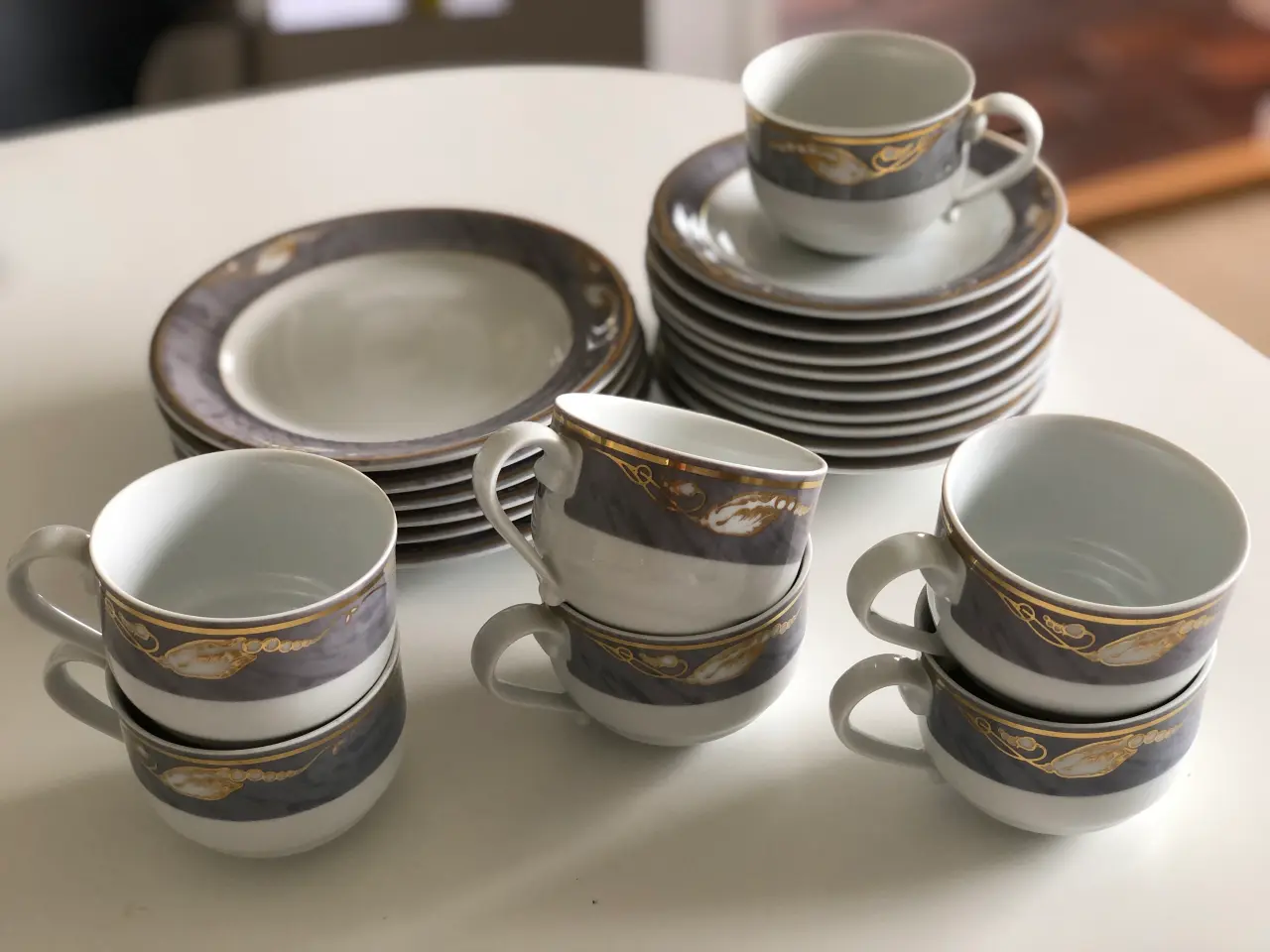 Billede 3 - Kaffestel Grå Magnolia