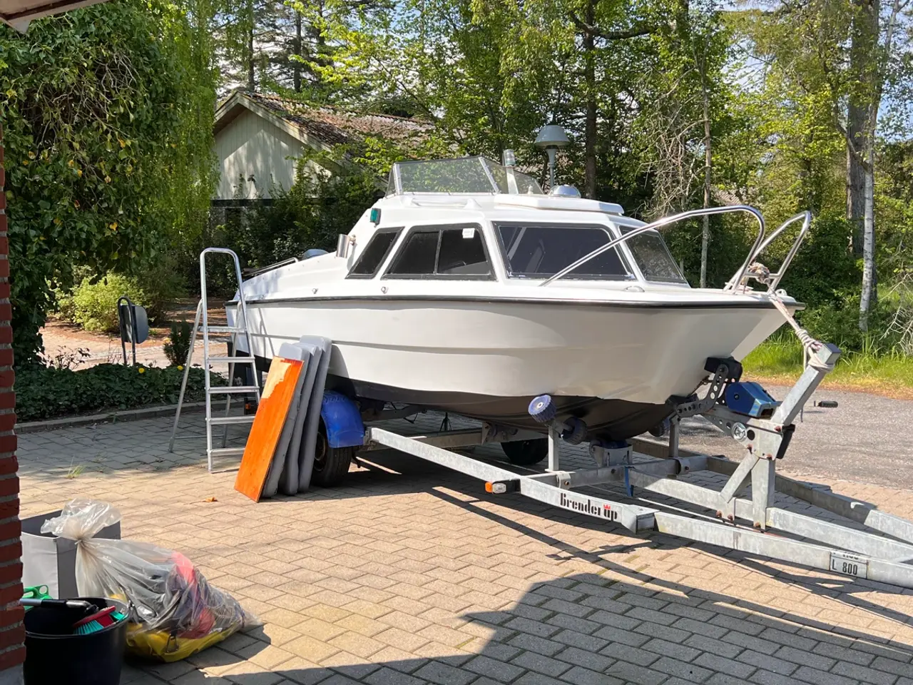 Billede 2 - Motorbåd med 4 takt 50hk Honda inkl. trailer