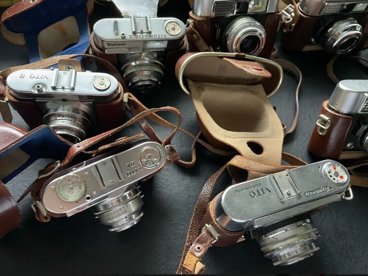 Billede 4 - 11 Voigtlander kameraer og tilbehør