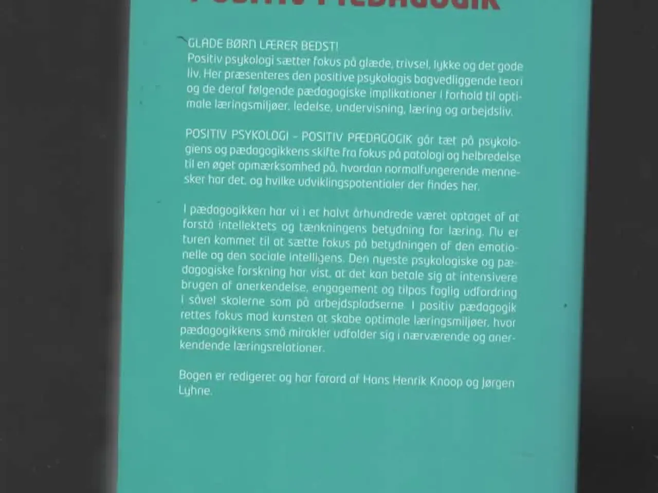Billede 2 - positiv psykologi