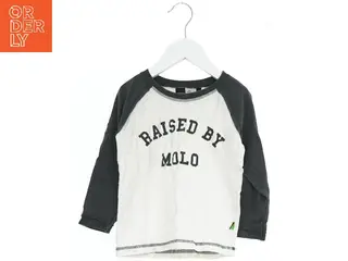 Langærmet T-shirt med tekst fra Molo (str. 98)