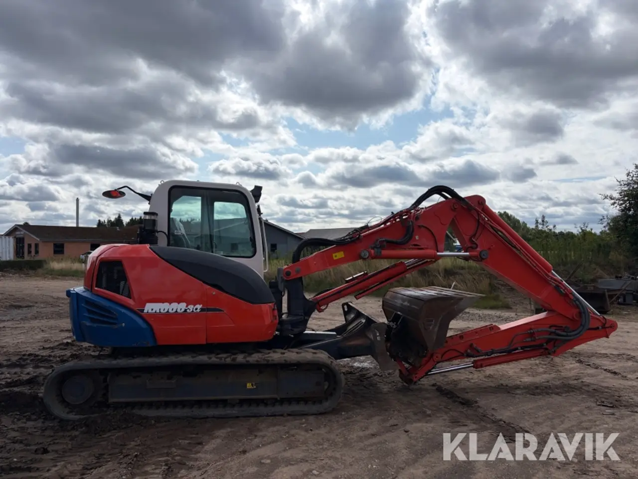 Billede 6 - Gravemaskine Kubota KX080-3 med citybom