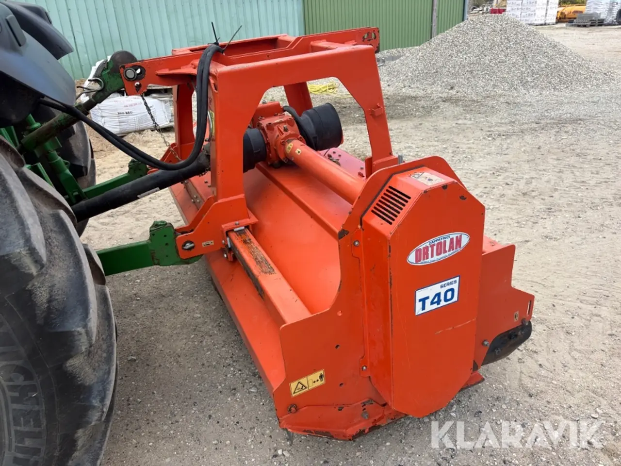 Billede 4 - Front og bagmonteret slagleklipper Ortolan T40250R