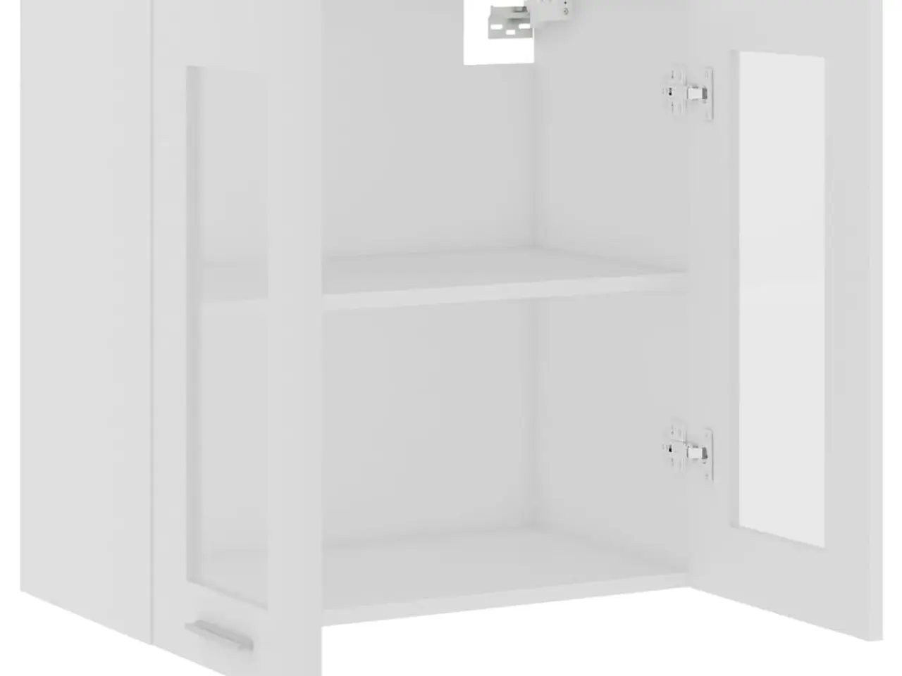 Billede 5 - Væghængt vitrineskab Lyon - hvid 60 x 31 x 60 cm