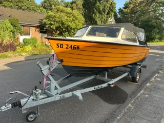 Flot Ryds 495 HT m/ Mariner 90 HK & trailer