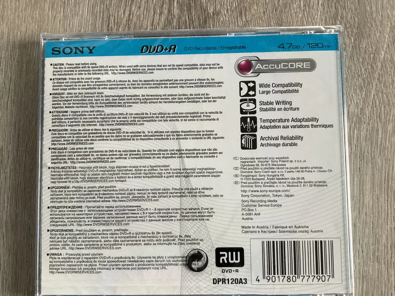 Billede 2 - Sony DVD+R 4,7 GB/120 min.