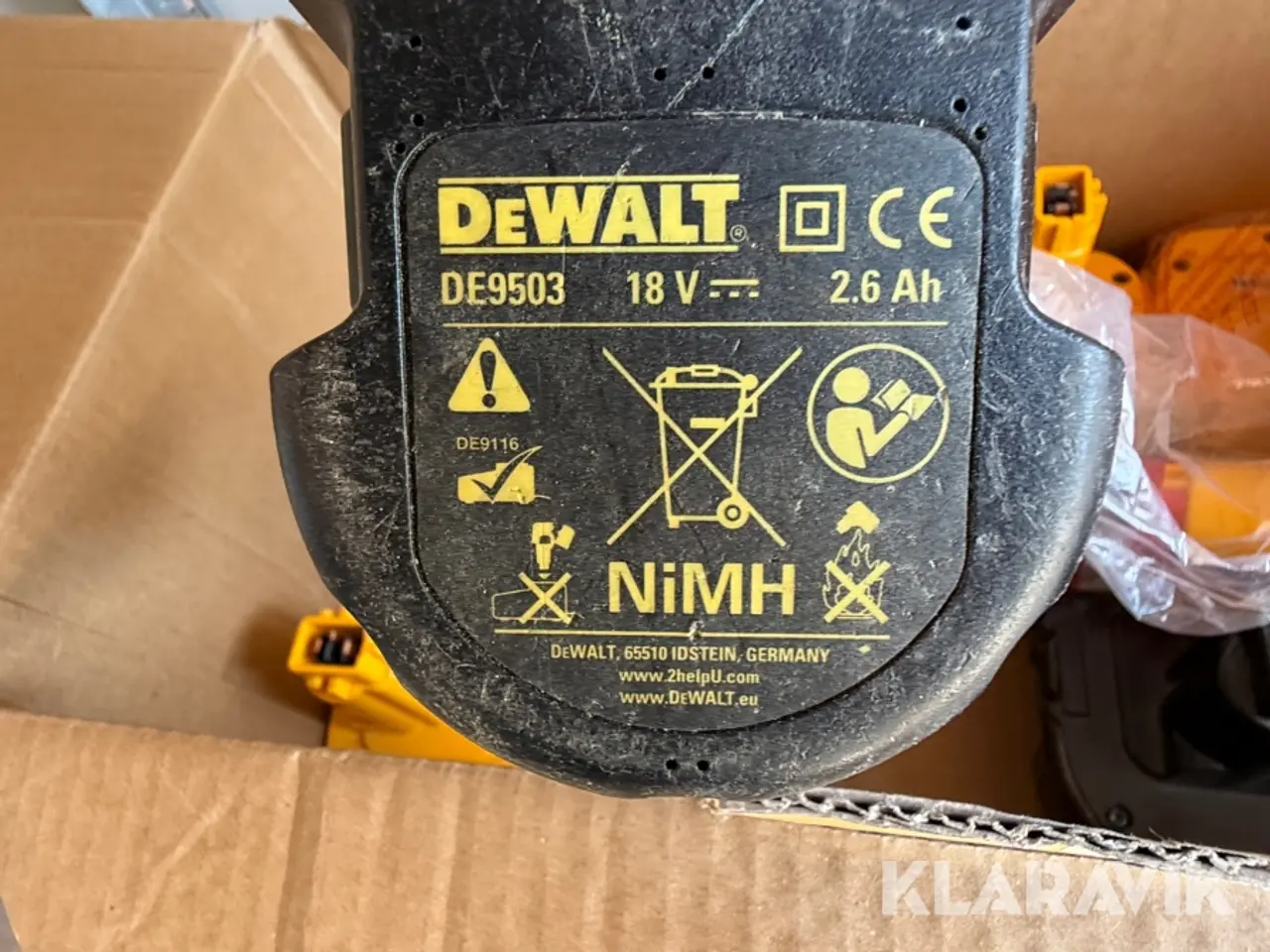 Billede 8 - Batterier og oplader DeWALT 18 V