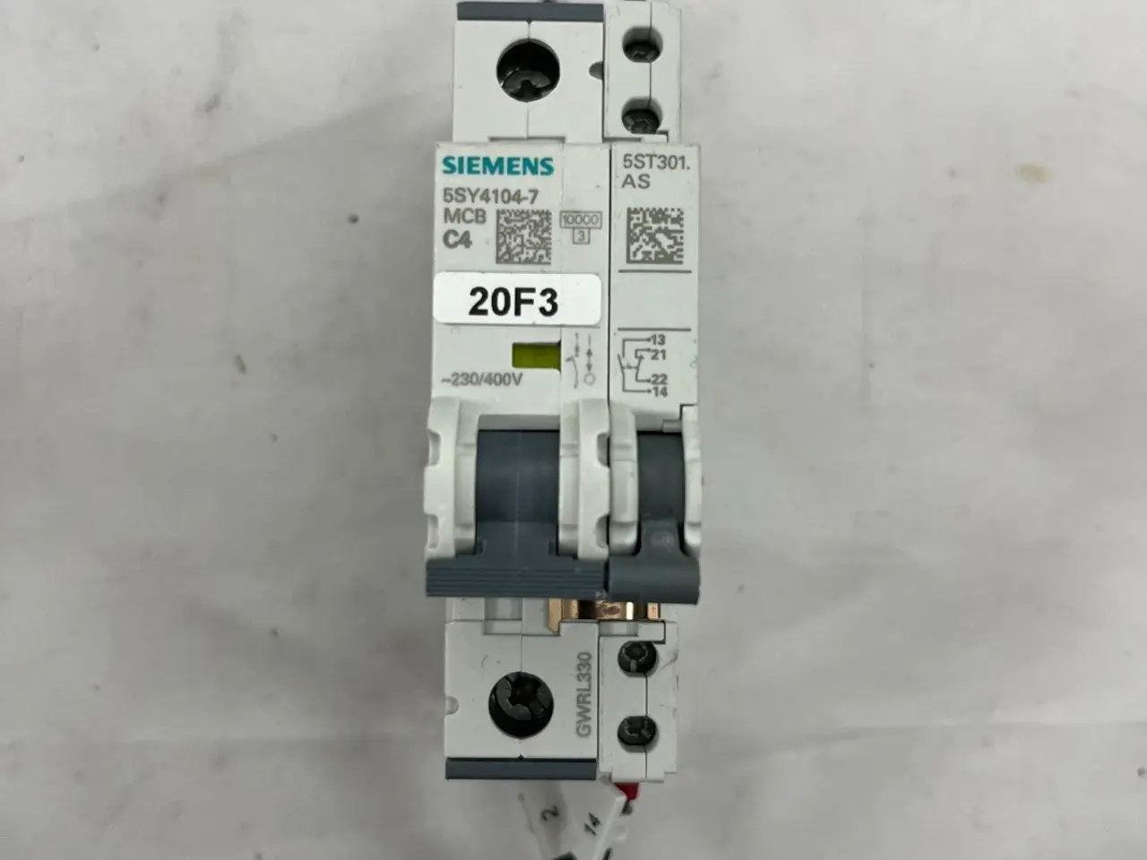 Billede 3 - Siemens 5SY4104-7 MCB C4 230/400V + 5ST3010 4A