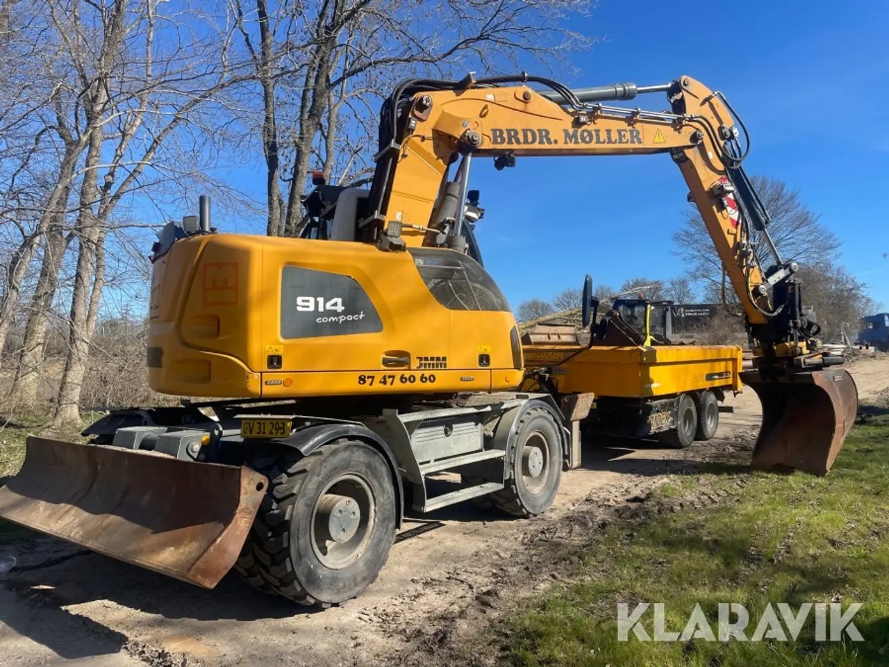 Billede 5 - Hjulgravemaskine Liebherr A914 Compact med tiltrotator, 3D trimble GPS og Vogn