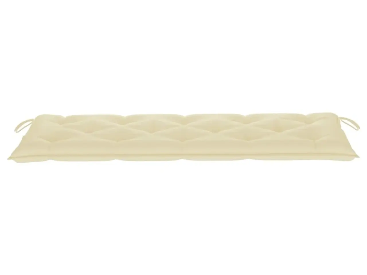 Billede 3 - Hynde til havebænk 150x50x7 cm oxfordstof cremehvid