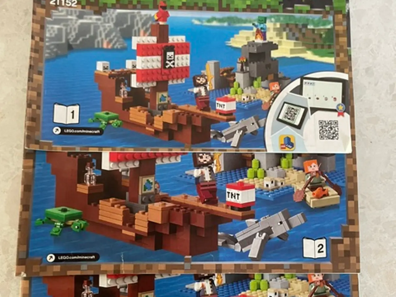 Billede 4 - Lego Minicraft 21152 Piratskib