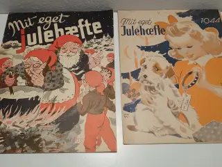 2stk "Mit eget Julehæfte"Fra 1944 og 1955