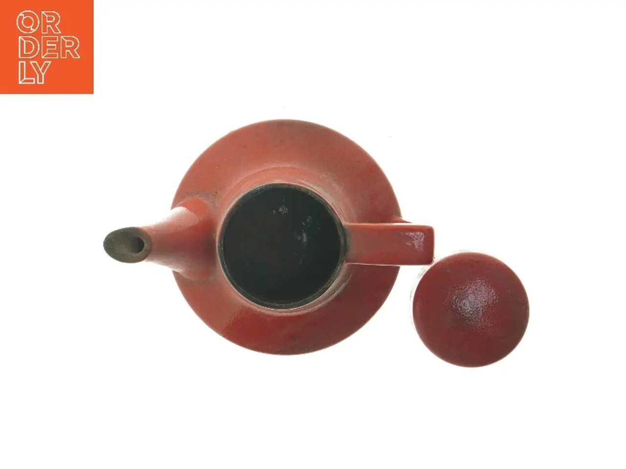 Billede 5 - Rød keramisk kande (str. 18,5 cm)